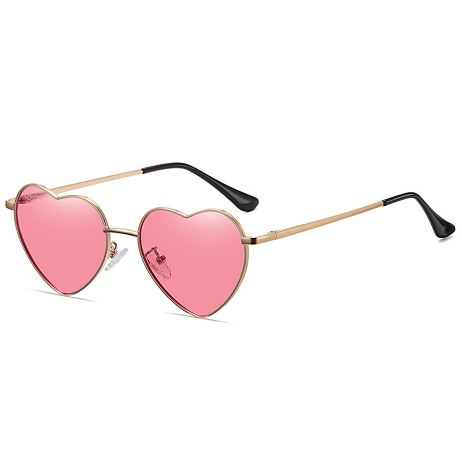 Heart Shape Metal Frame Polarized Sunglasses 8