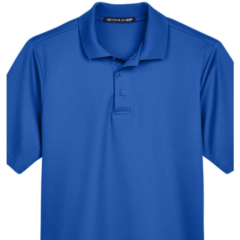 Devon & Jones CrownLux Performance™ Men's Tall Plaited Polo 5