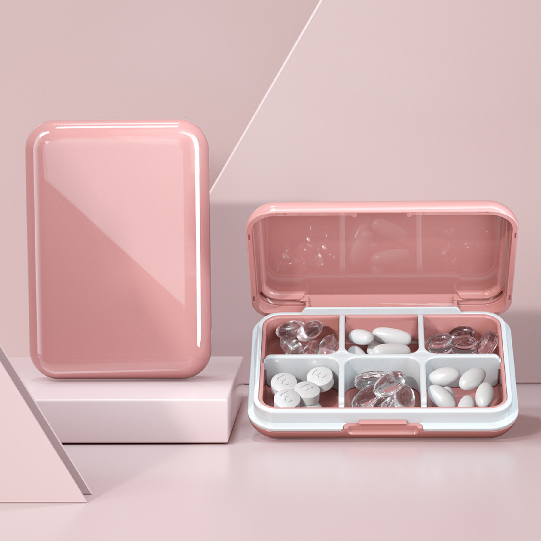 Travel Pill Organizer Medication Case 3