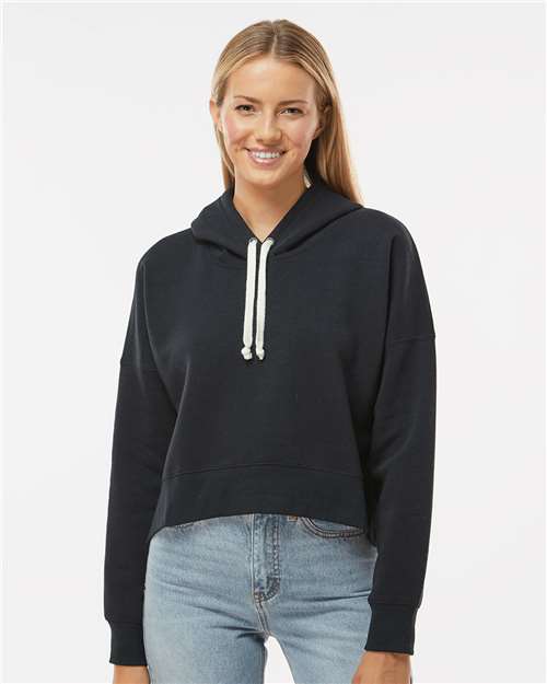 Women's Crop Hooded Sweatshirt - 8853 31