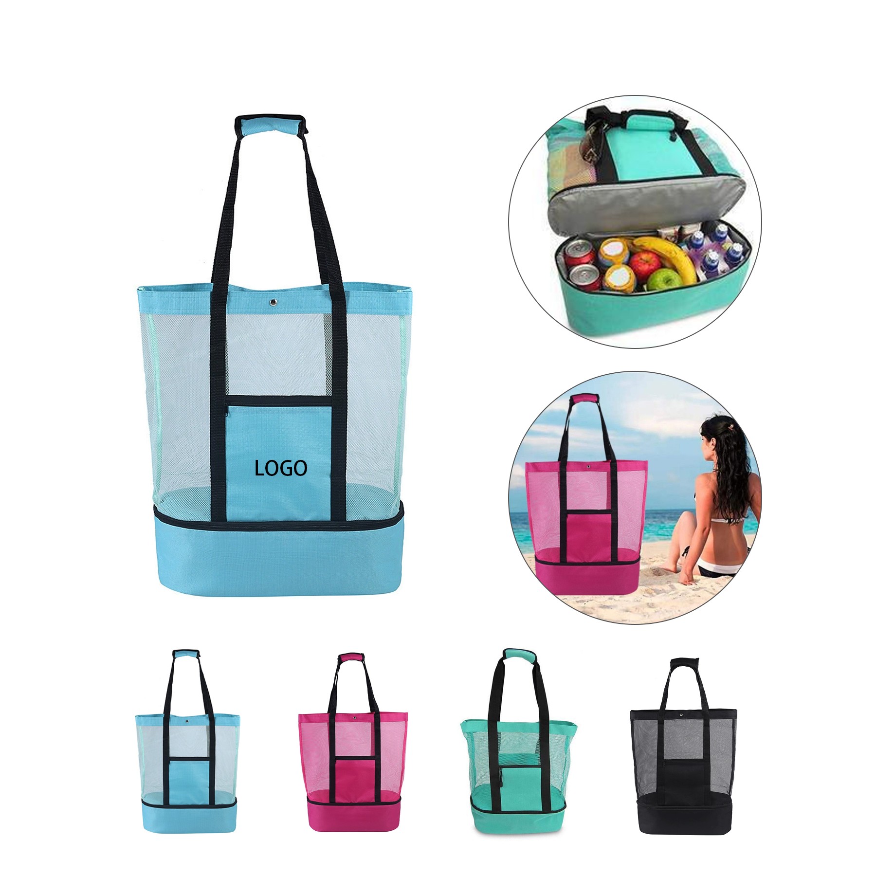 Mesh Beach Tote Bag