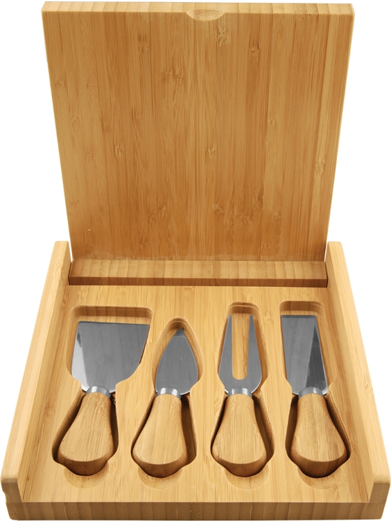 Bamboo Cheese Cutting Tool Set 2