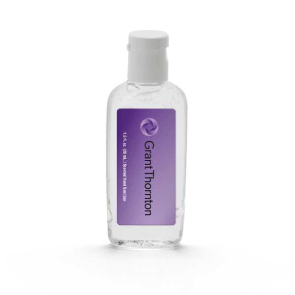 1 oz Clear Sanitizer in Oval Bottle 7