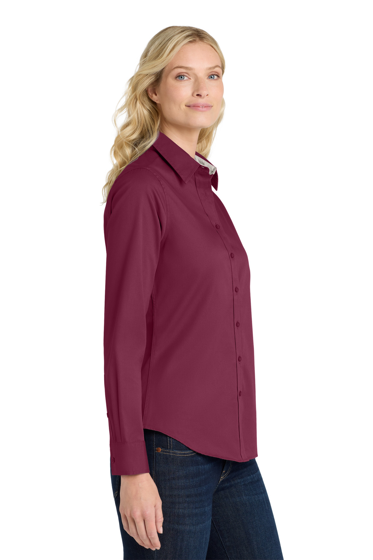 Port Authority Women's Long Sleeve Easy Care Shirt. L608 4