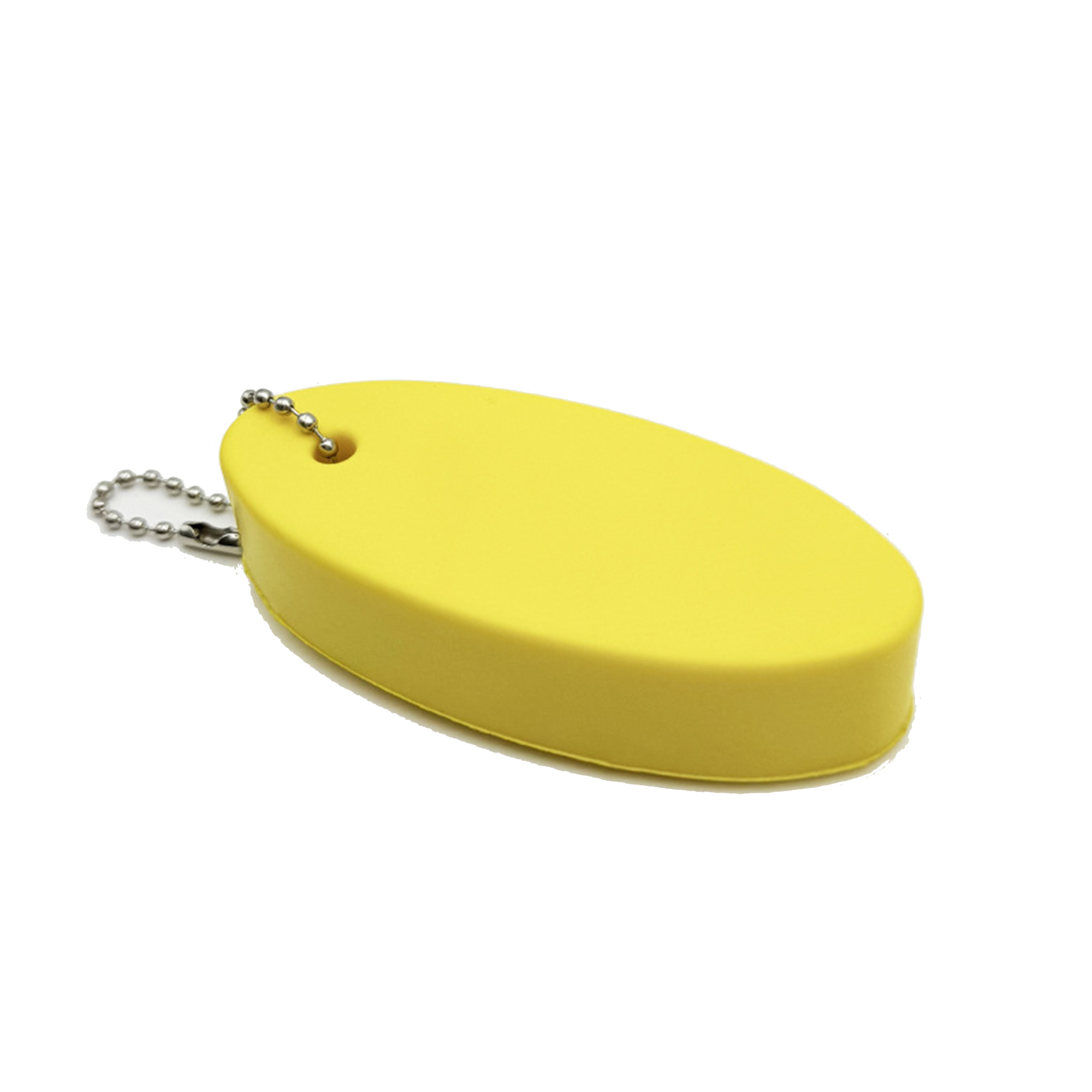 Oval PU Foam Floating Keychain 2
