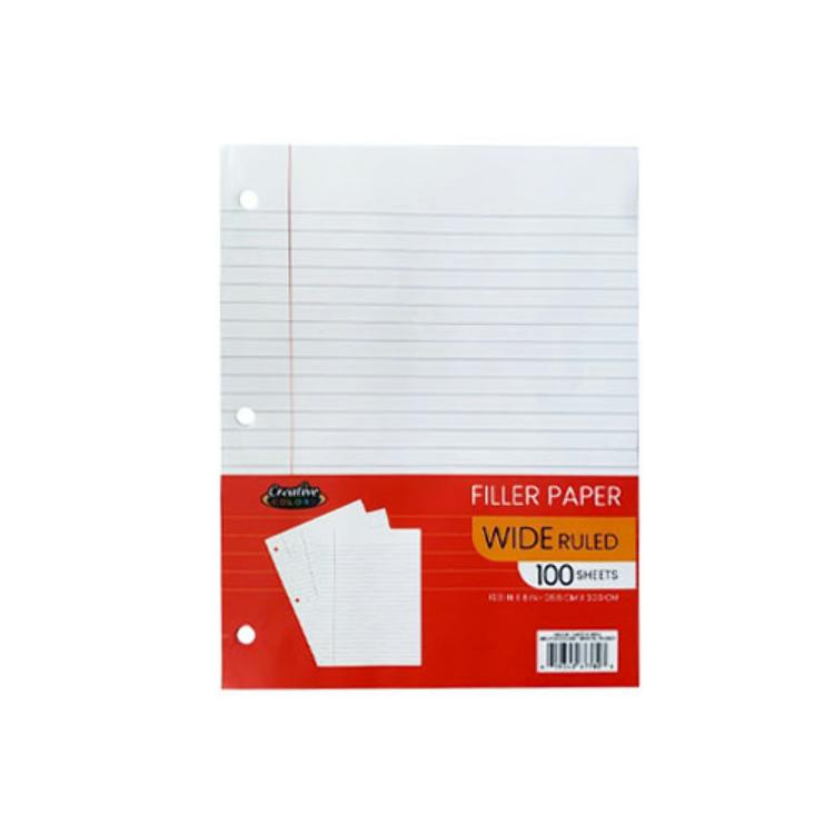 Filler Paper - Wide Ruled 100 Sheet