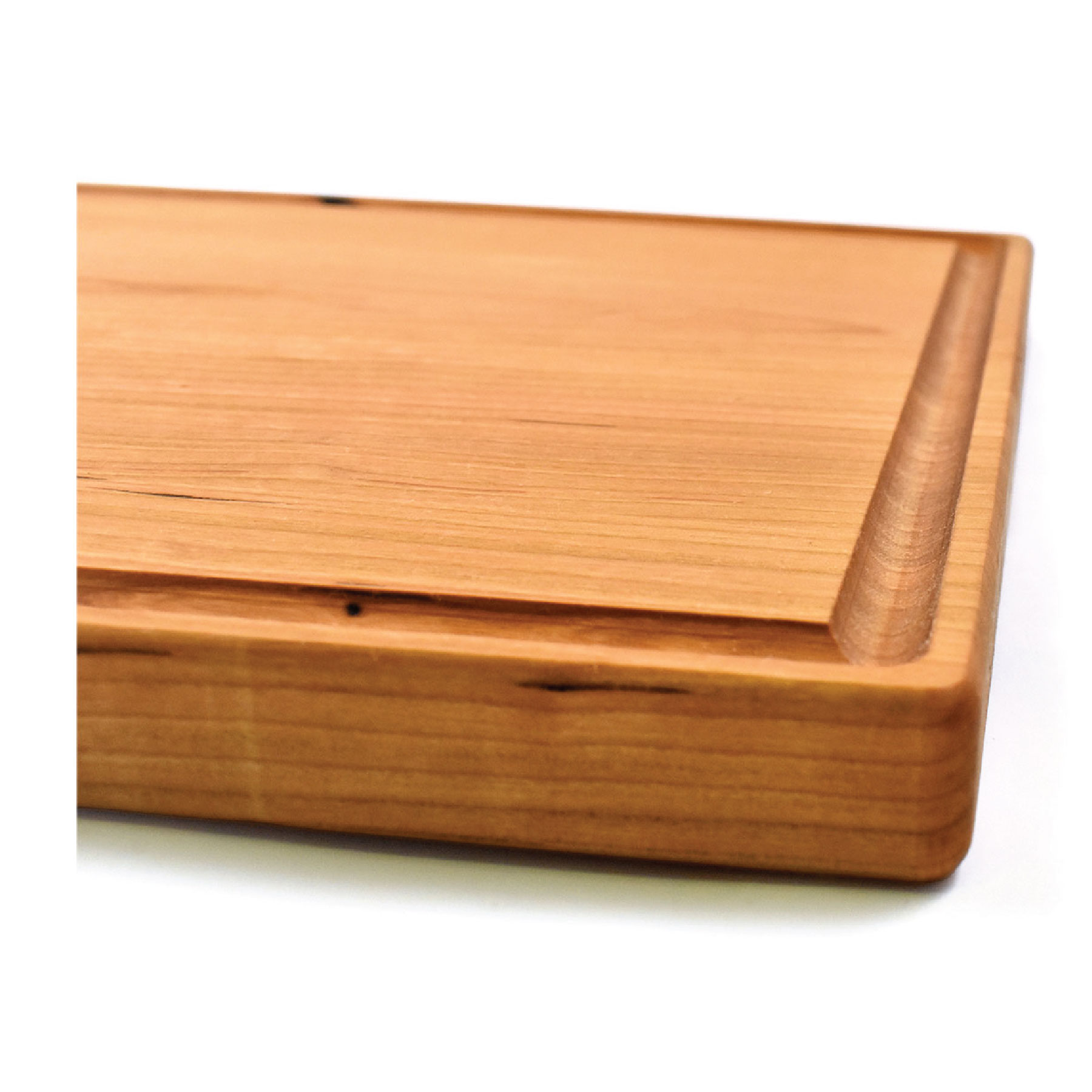 11" x 17" x 1" Cherry Cutting Board with Juice Groove 2