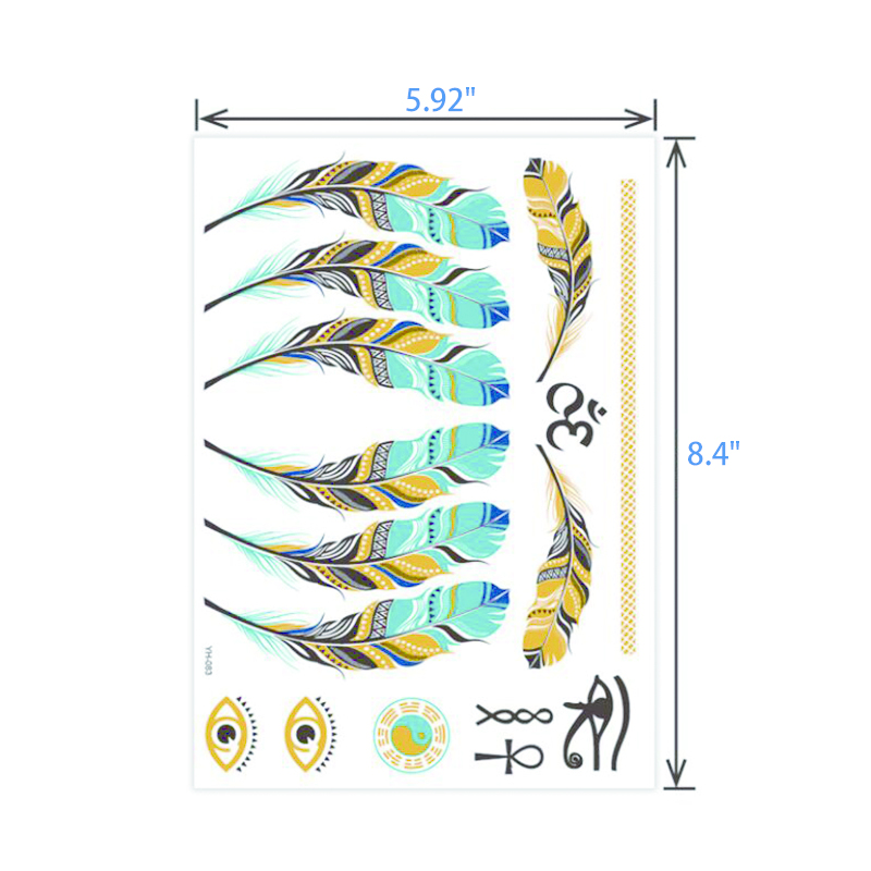 Waterproof Temporary Tattoos Stickers 1