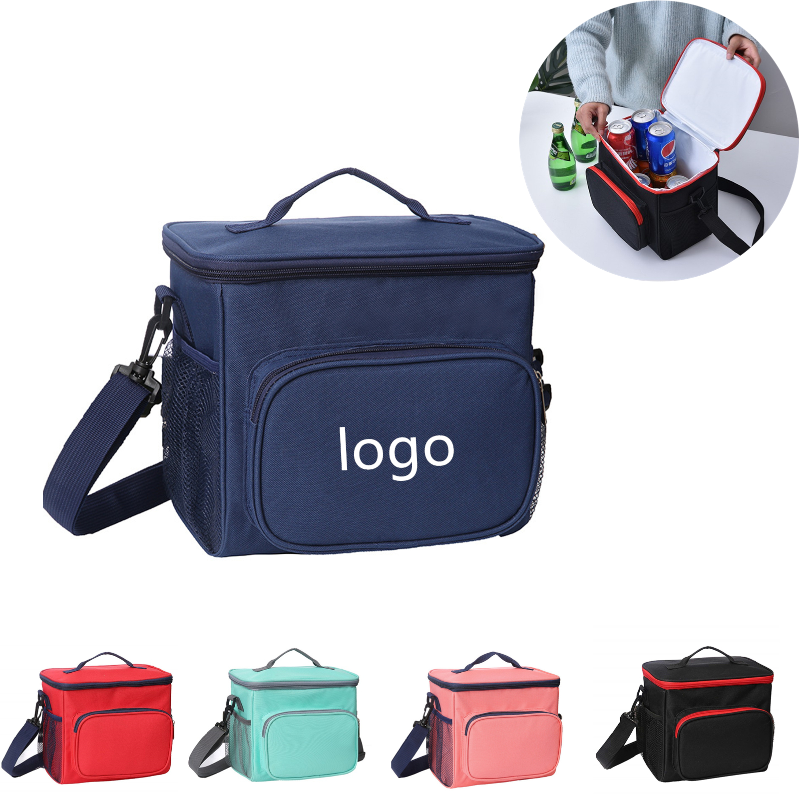 Insulated Lunch Box Soft Cooler Cooling Tote 3