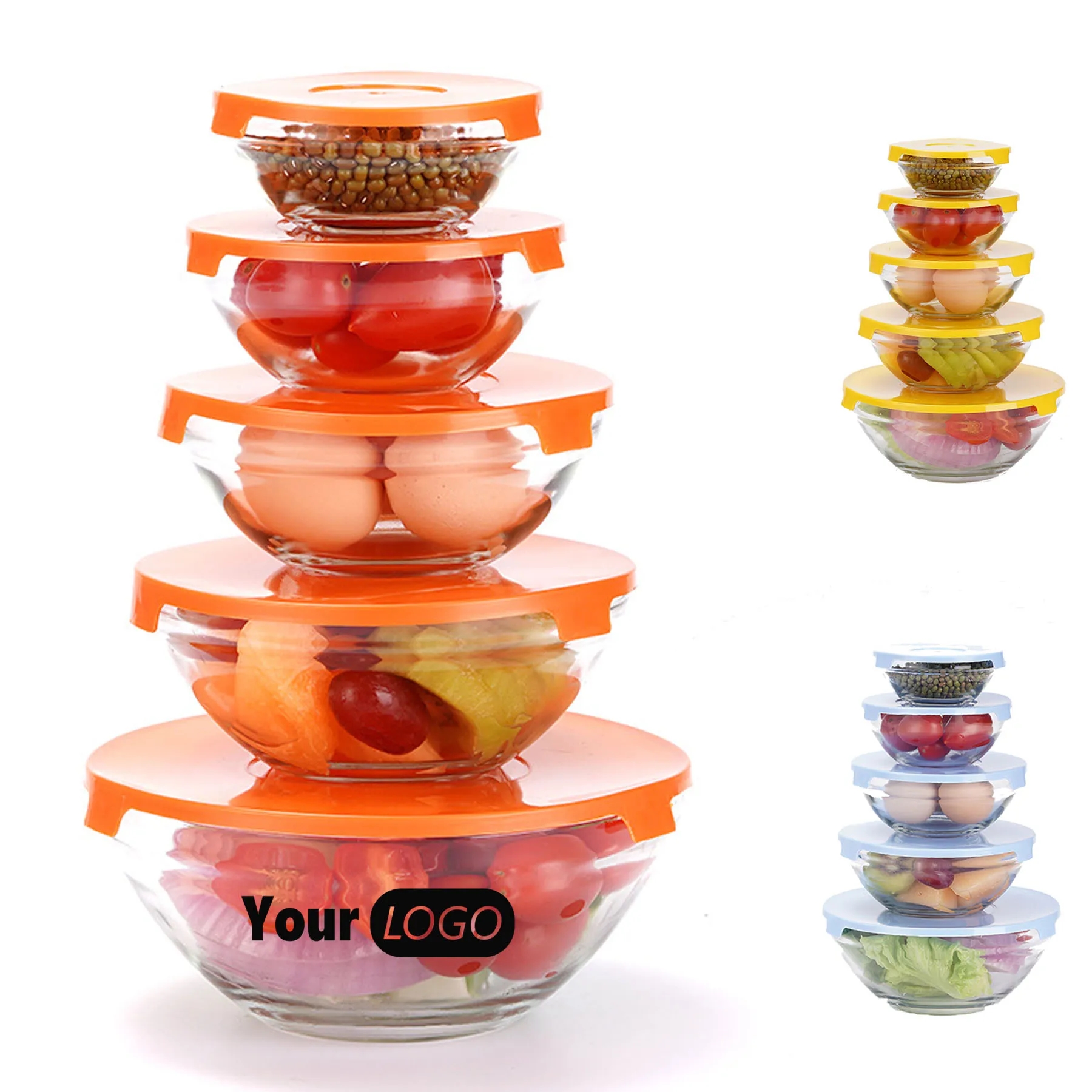 5 Pcs Set Of Fresh-Keeping Bowls 4