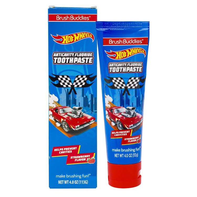 Hot Wheels Strawberry Kids Toothpaste - 4 oz 2