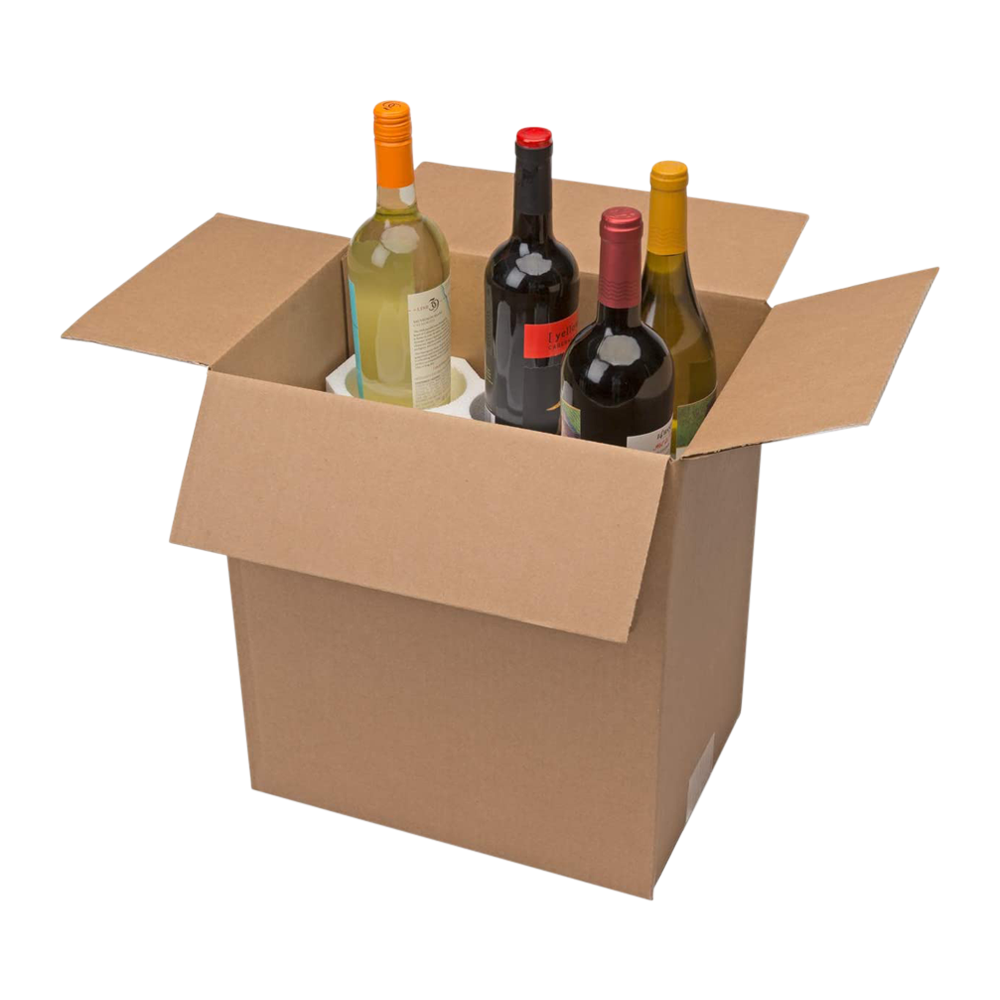 6-Bottle Styrofoam Wine Shipper 4