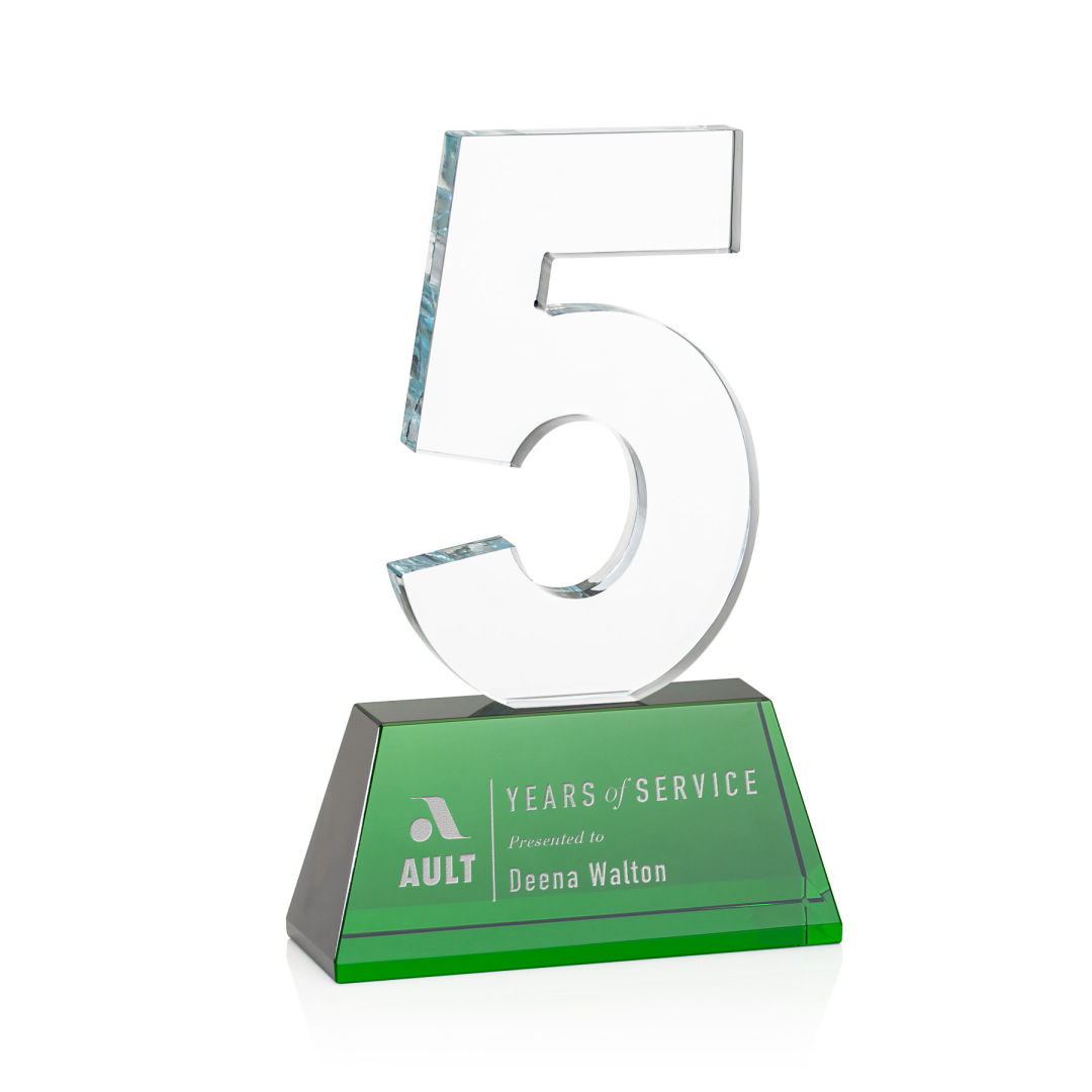 Milestone Optical Award - Green 9