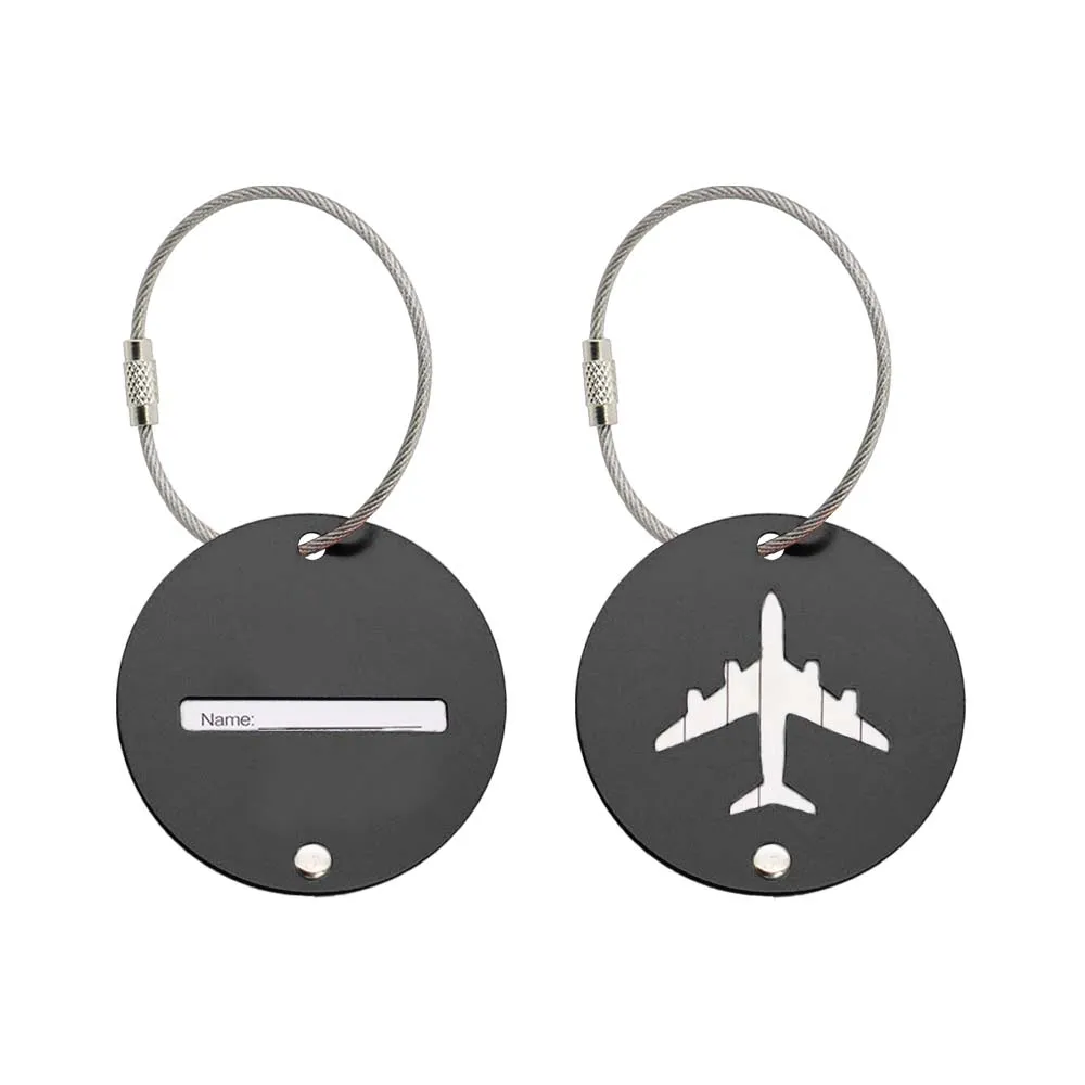 Aircraft Aluminum Alloy Luggage Tags 6