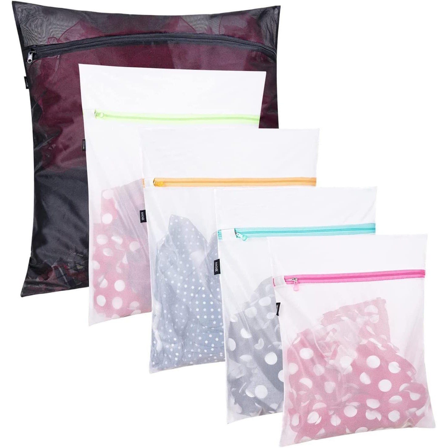 Mesh Laundry Bags-1 Extra Large, 2 Large & Medium for Blouse, Hosiery, Stocking, Underwear, Bra Ling 2