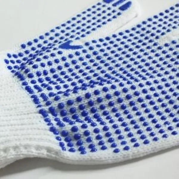 Anti-Slip Knitted PVC Dots Work Glove 4