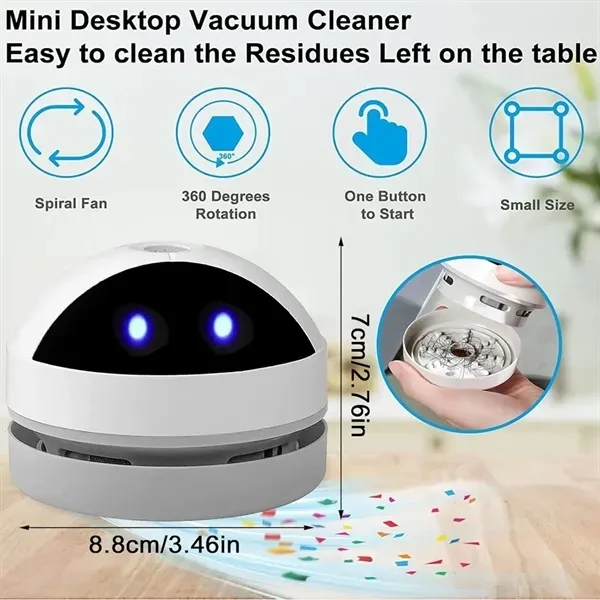 Portable Mini Desktop Vacuum Cleaner 6