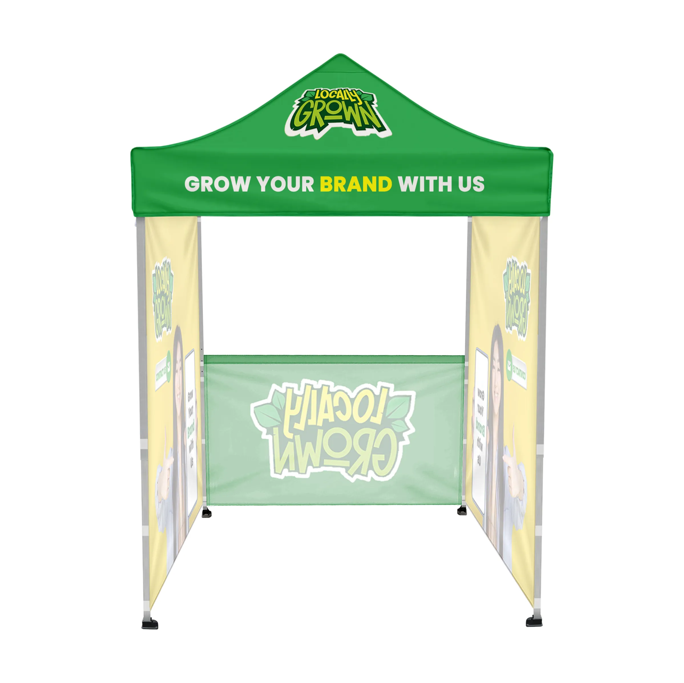 6'x6' Tent Canopy with frame and one half and two full wall 4