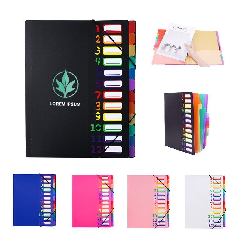 Rainbow Tab Expanding File Folder 3