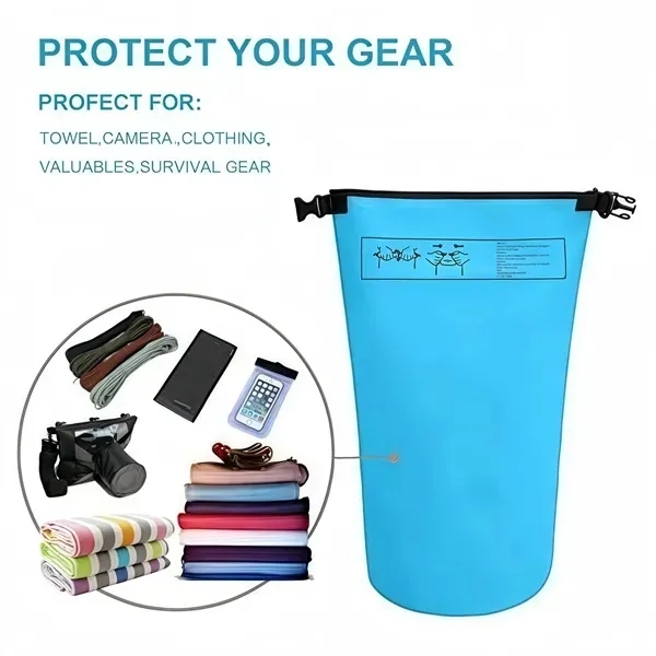 Waterproof Dry Bag - Premium 10L PVC with Handle 1