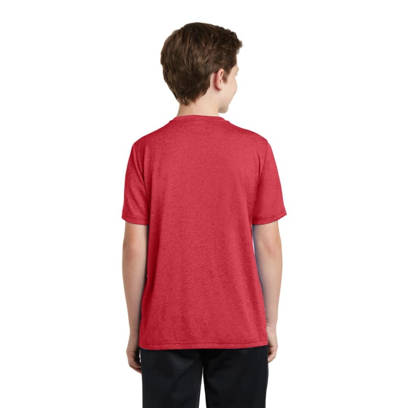 Sport-Tek Youth Heather Contender Tee. 43