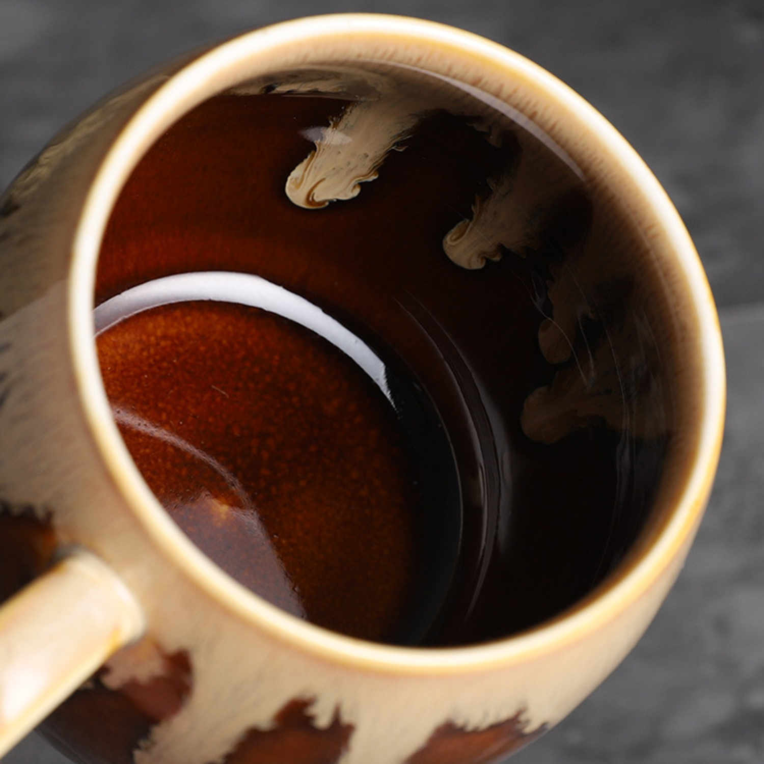 Individuality Creative Ceramic Coffee Oil Drops Mug 5