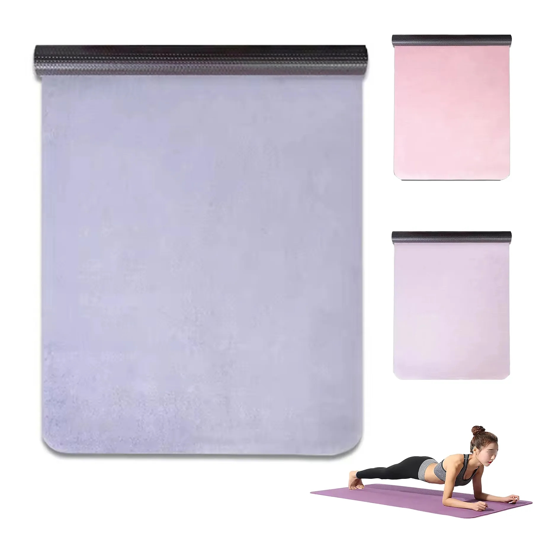 Yoga Thin Non Slip Suede Mat 6