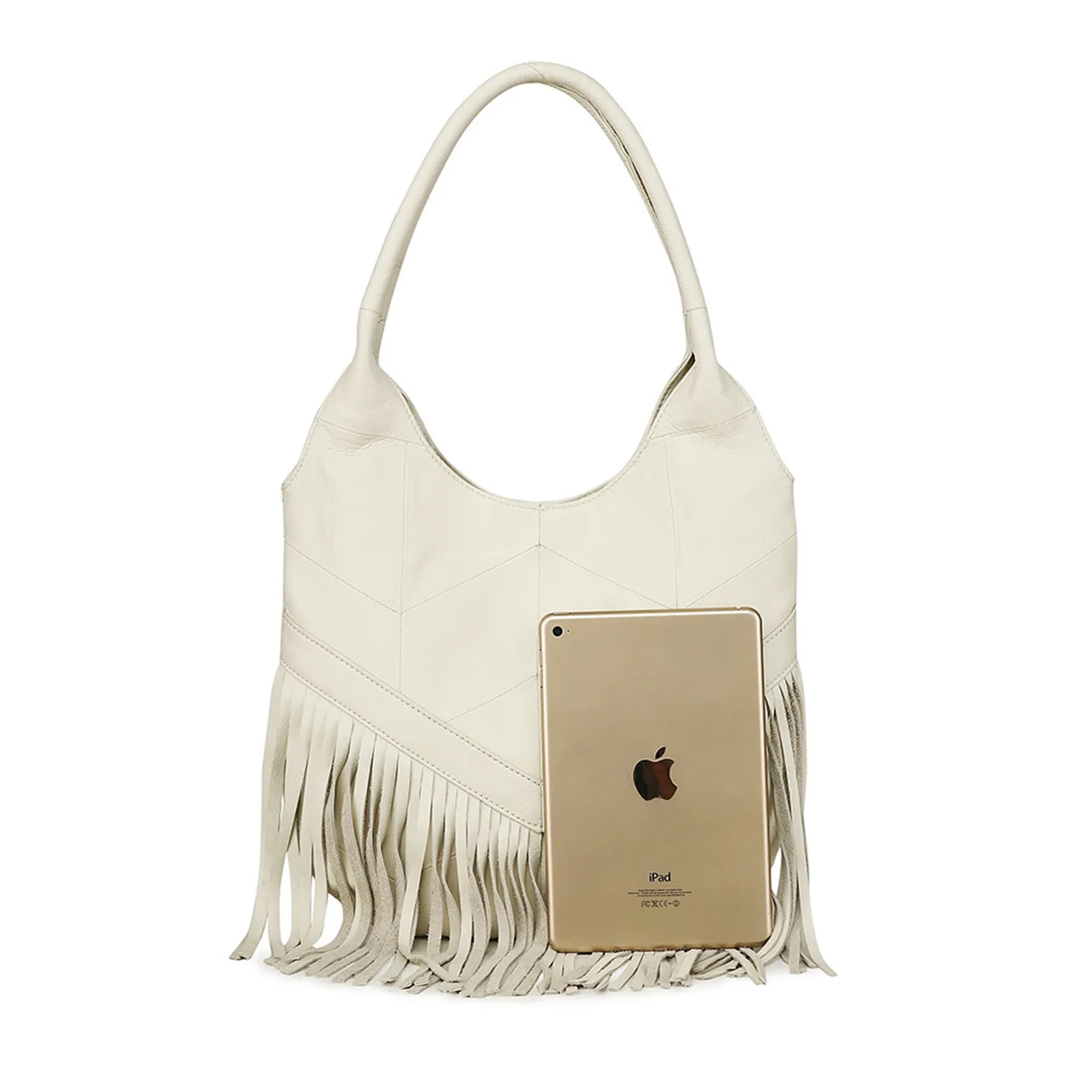 Genuine Leather Tassel Bag 4