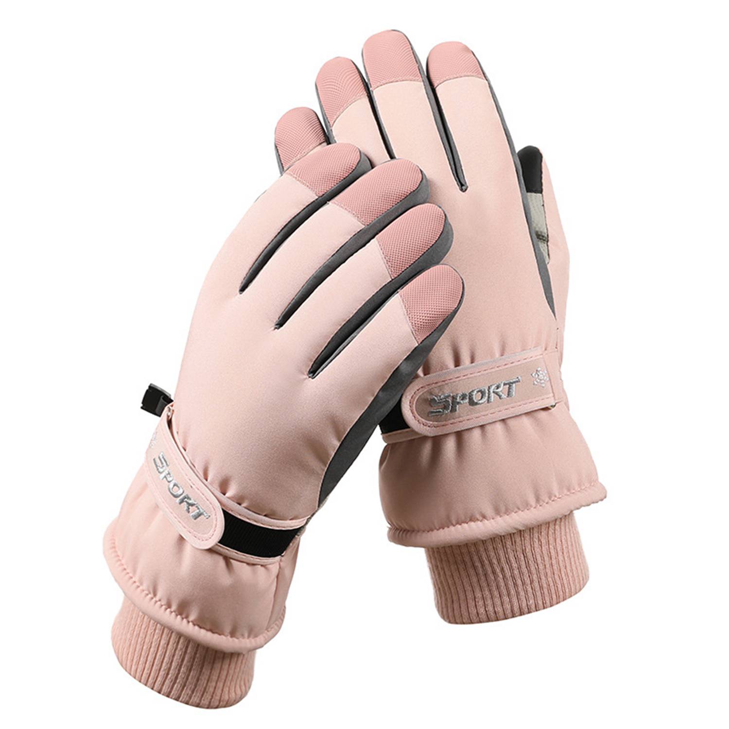 Polyester Waterproof Winter Ski Snow Gloves 11