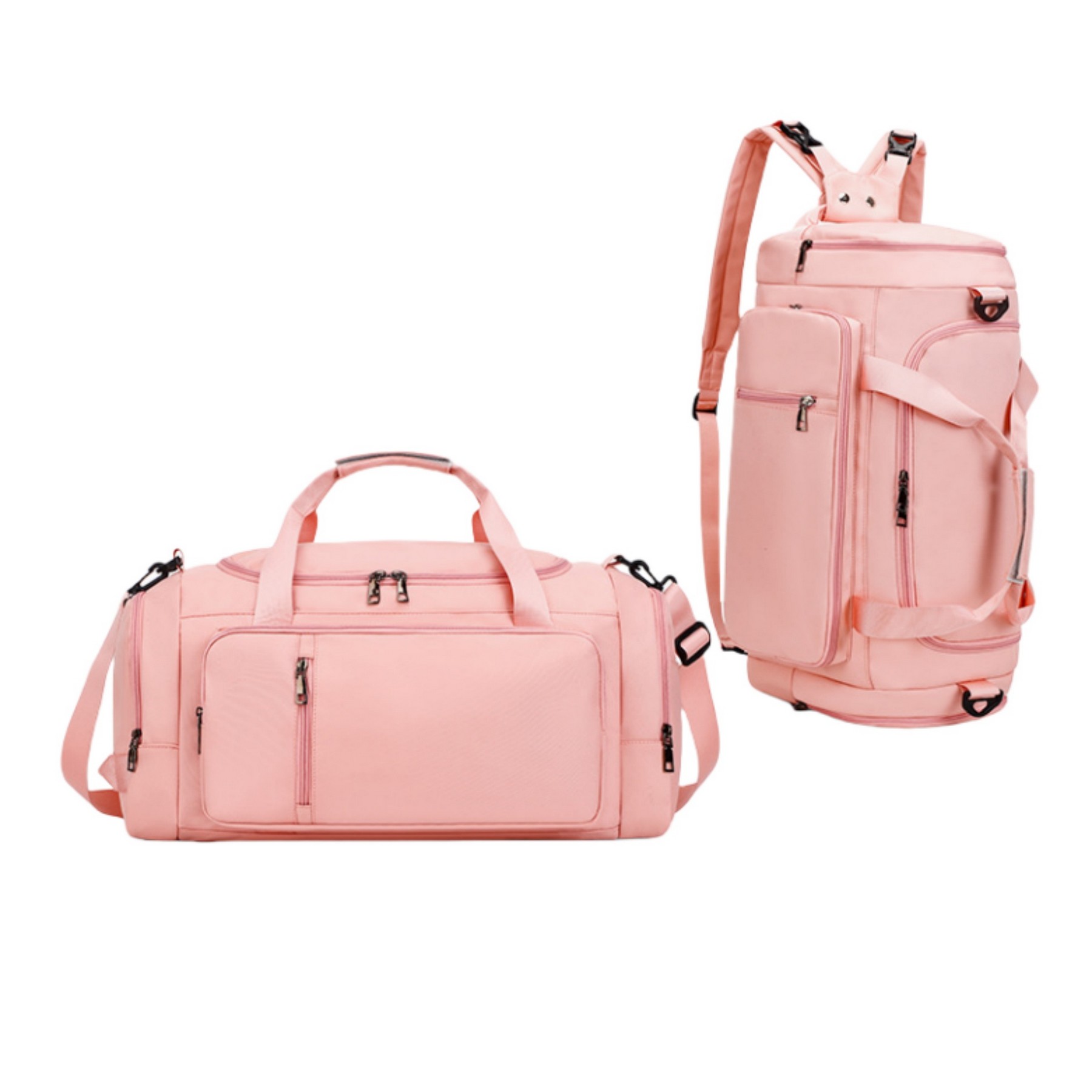 Waterproof Gym Duffle Bag with Shoes Compartment and Wet Pocket 7