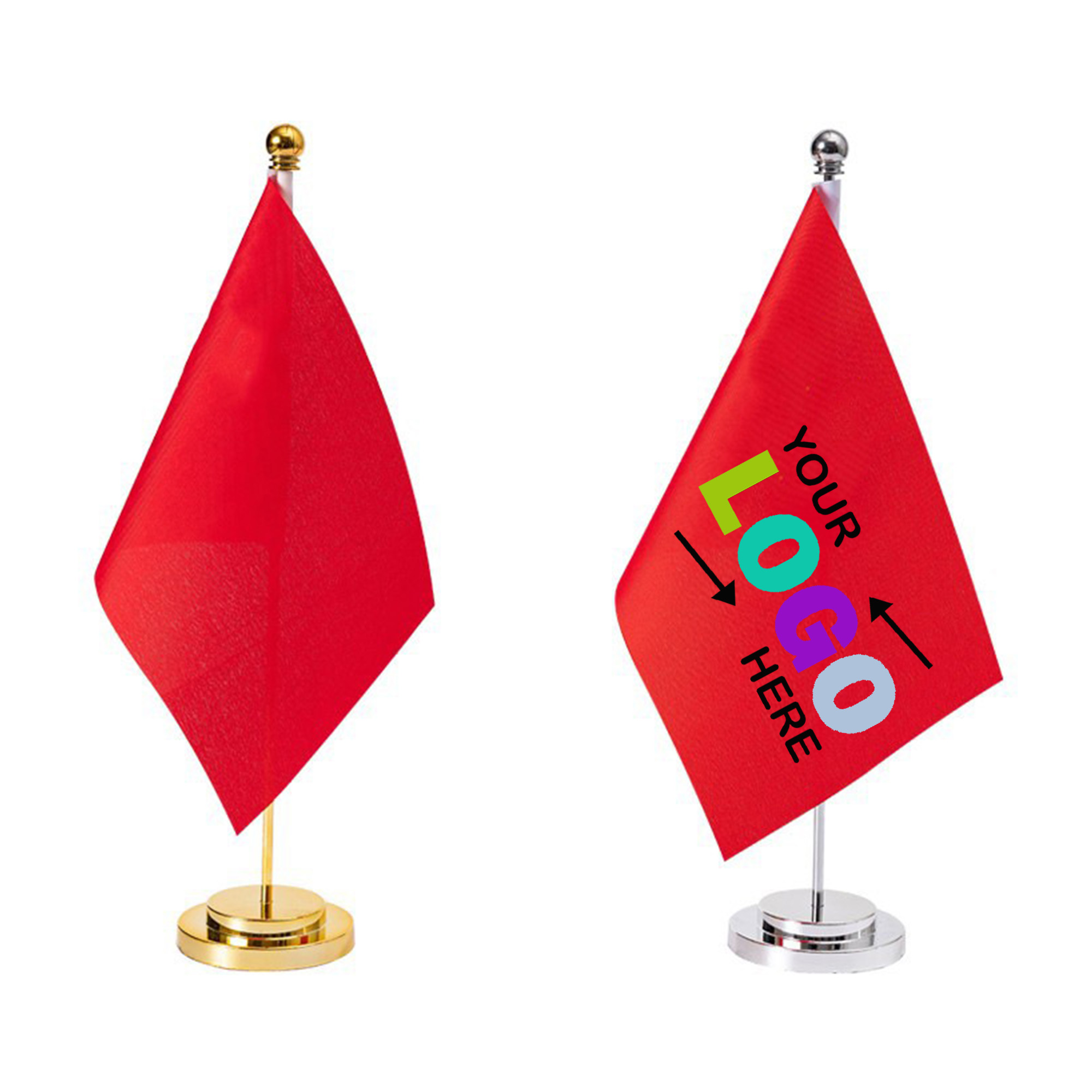 Soccer Competition Themed Customized Sports Team Decorative Desk Flag 2