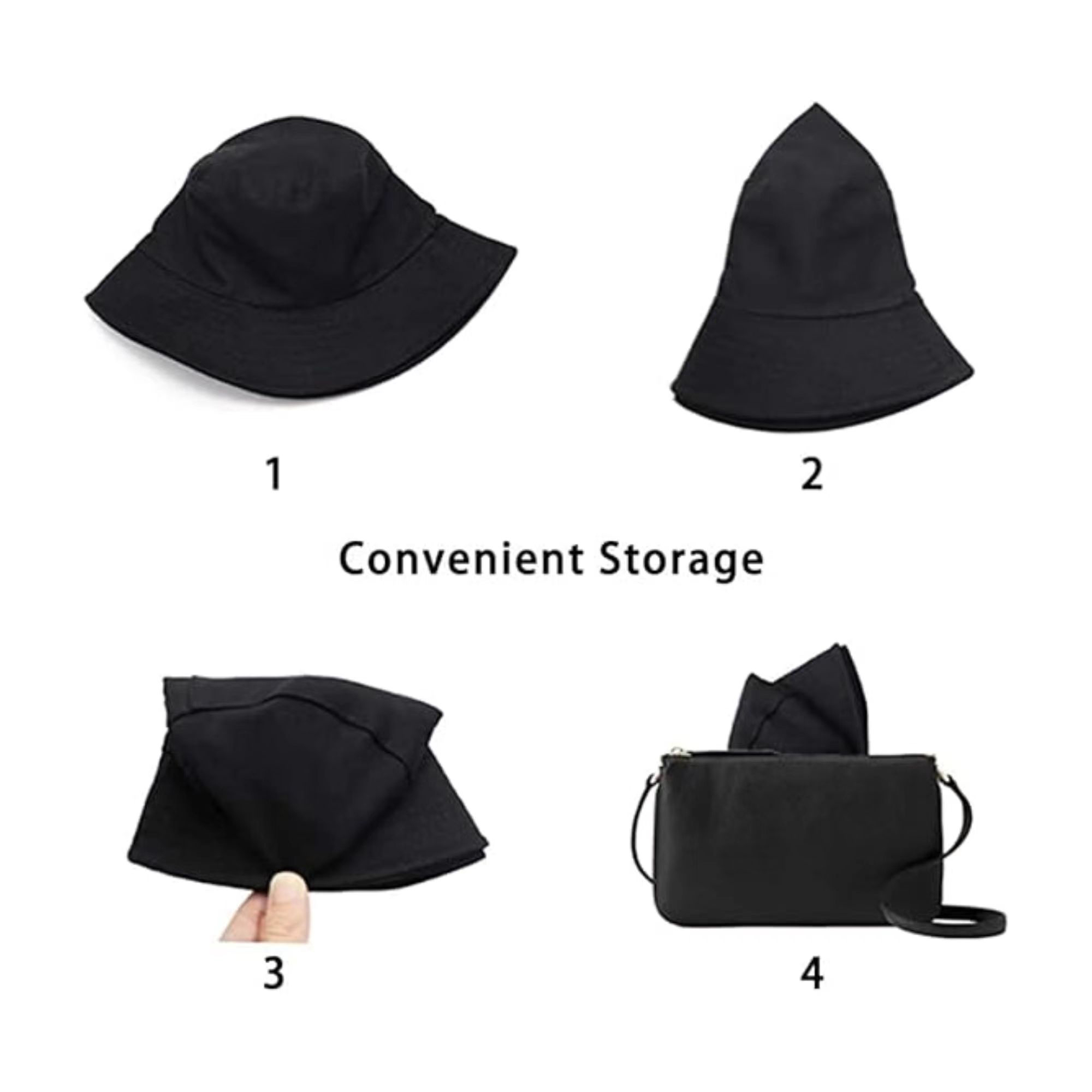 Unisex Bucket Hat Beach Sun Hat 5