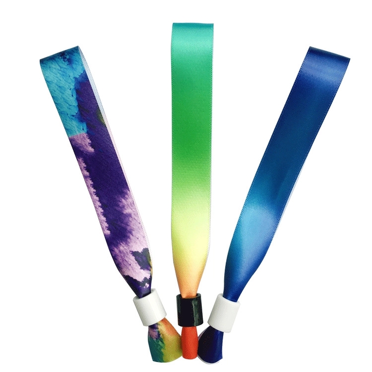 Full Color Sublimated Aluminum Lock RPET Recycled Wristbands 6