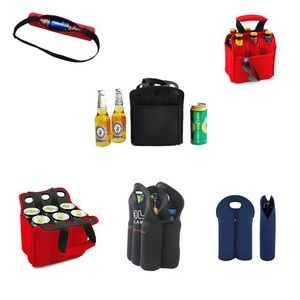 Neoprene 6 Bottle And Can Cooler, custom koozie with logo imprint 1