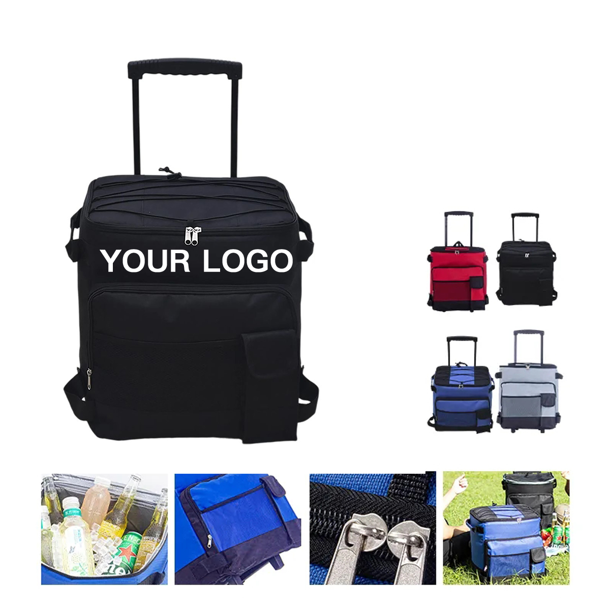 Wheeled Insulated Outdoor Lunch Bag 3