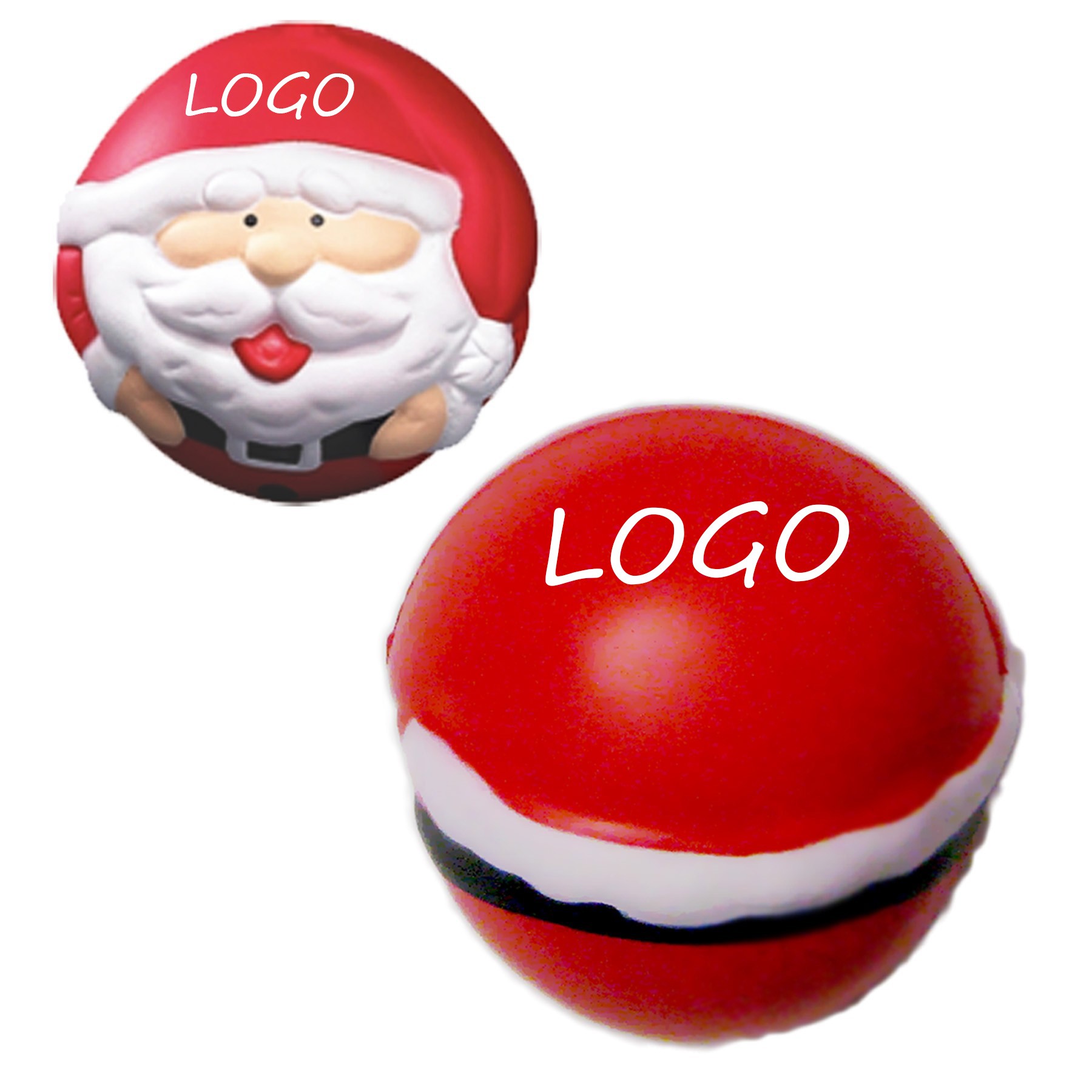 Santa Claus Squishy Stress Reliever Ball Toys for Children and Adult 2