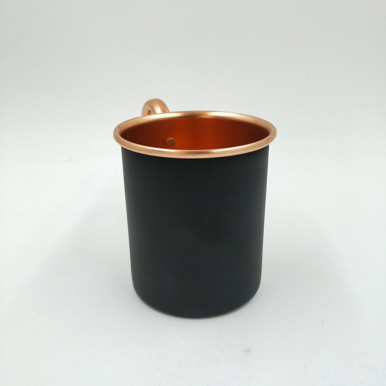 Outdoor Portable Black Spray Painted Mug 2