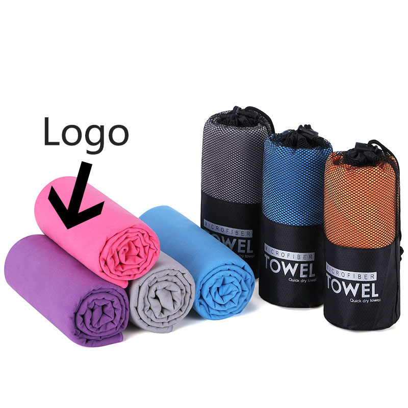 Double-sided Fleece Quick-drying Sports Towel / Circula Mesh Bag 2