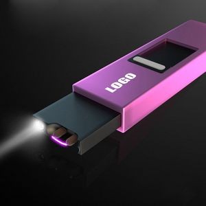Single Electric Arc Lighter With Flashlight 22