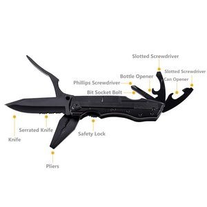 All In One Multi Pliers Knife Tool With Bits Set 4