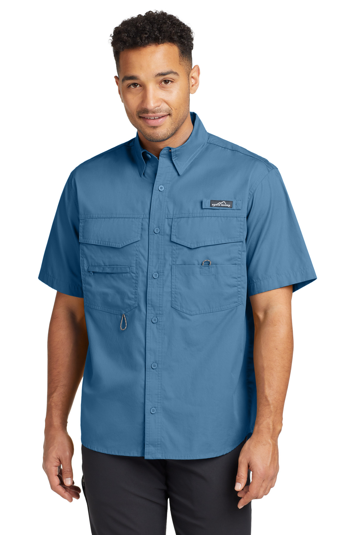 Eddie Bauer - Short Sleeve Fishing Shirt. EB608 35