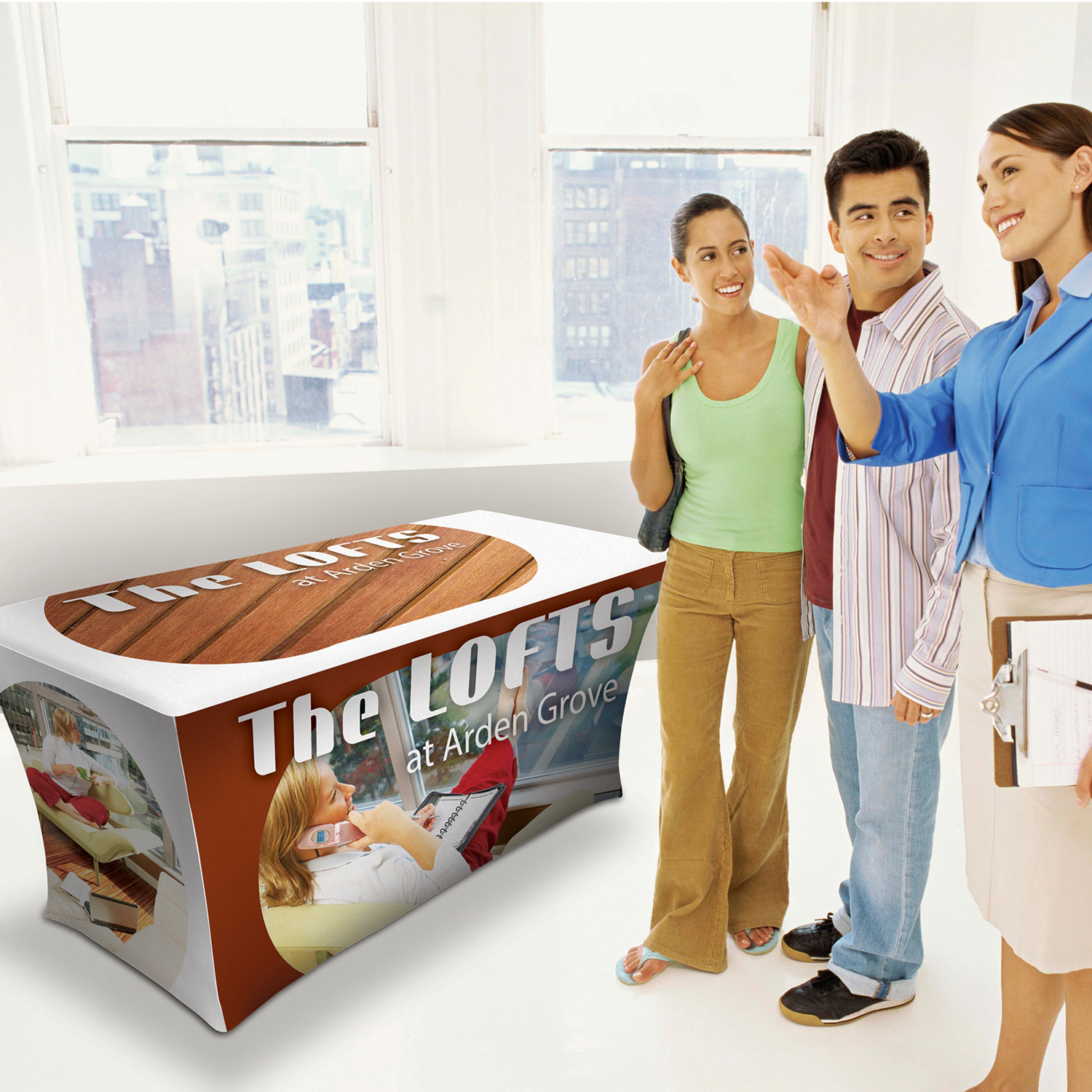 8' UltraFit Classic Table Throw (Full-Color Full Bleed) 4