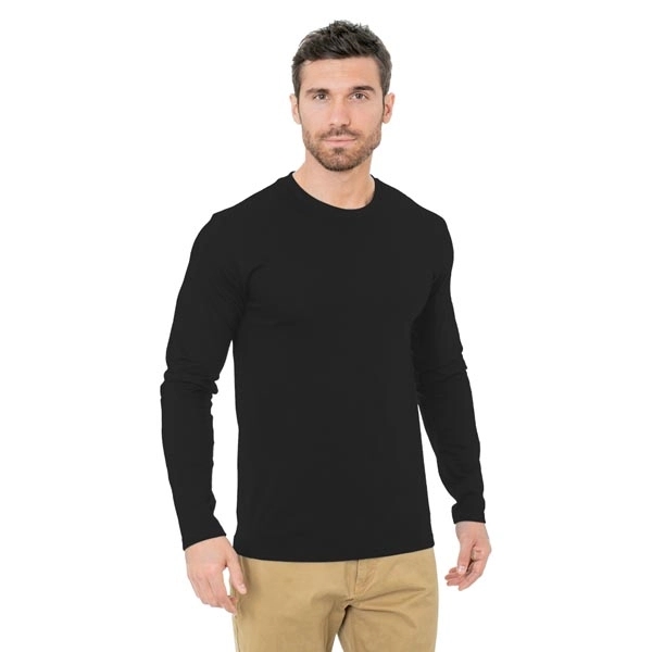 Apparel Unisex Fine Jersey Long Sleeve Crew 4