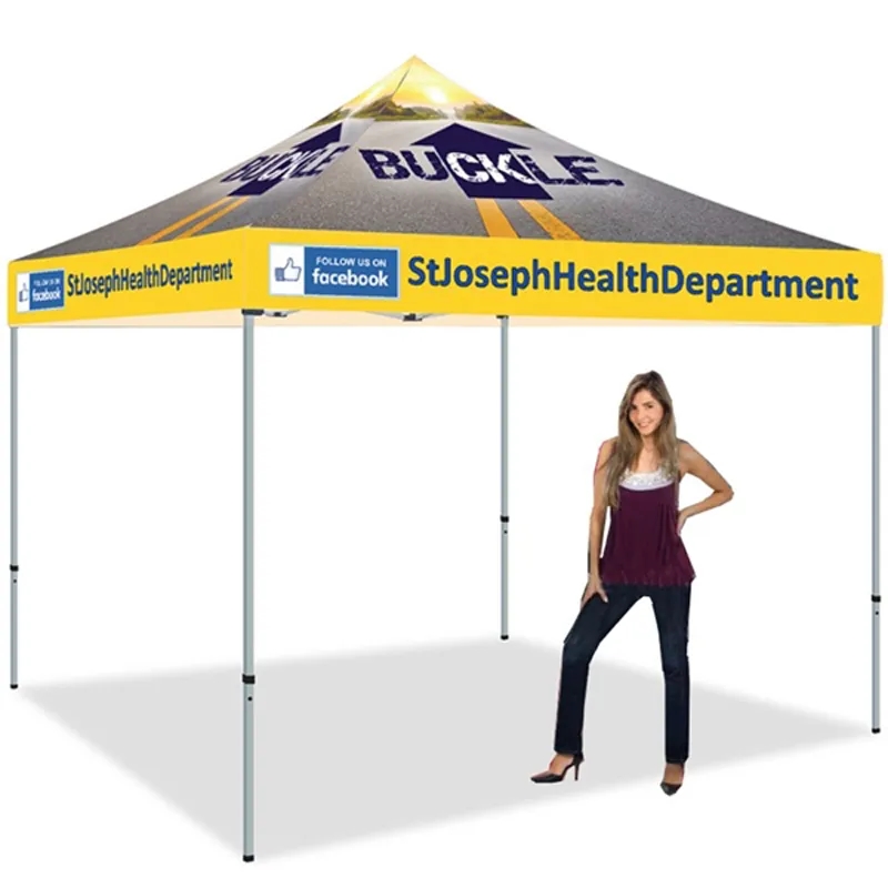 10'x10' Canopy Tent & 6ft Table Cloth 2