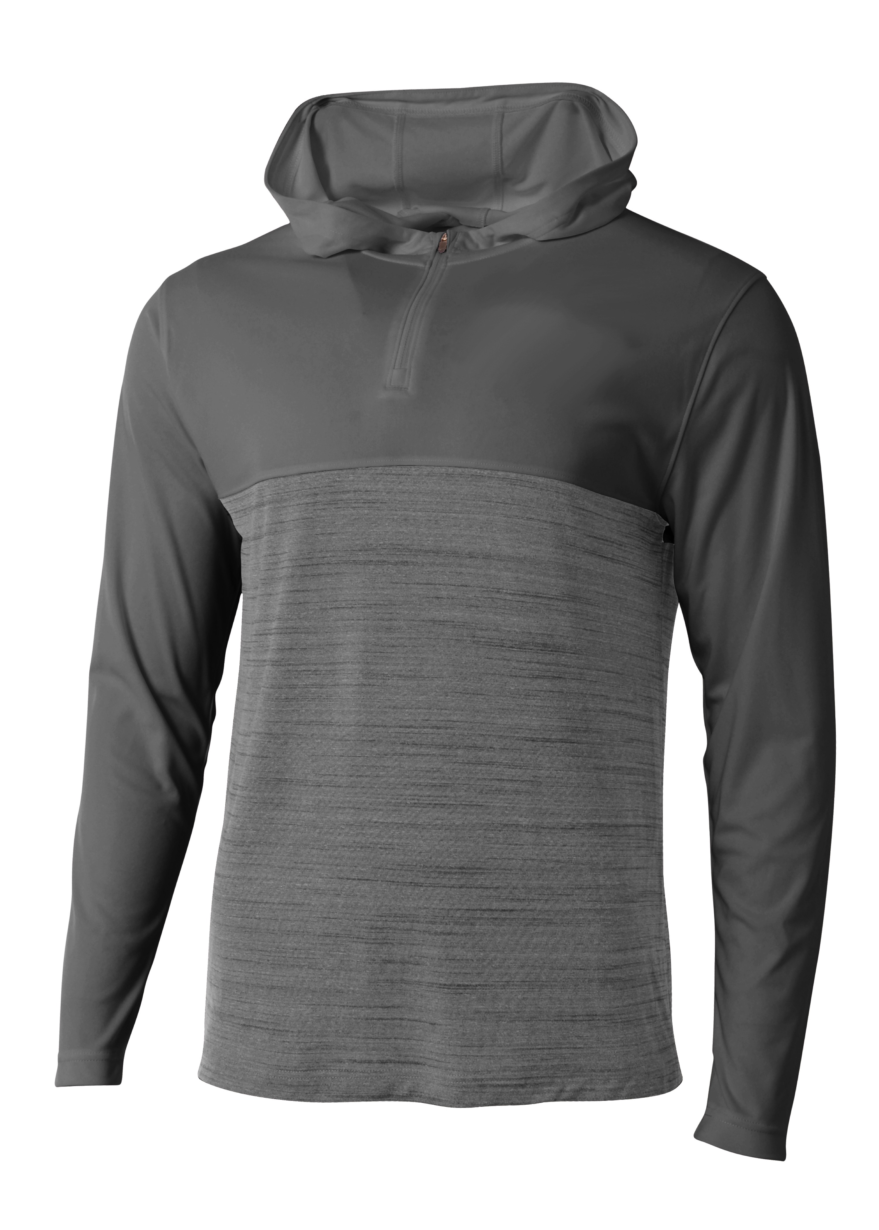 A4 Slate Quarter Zip Hoodie 2