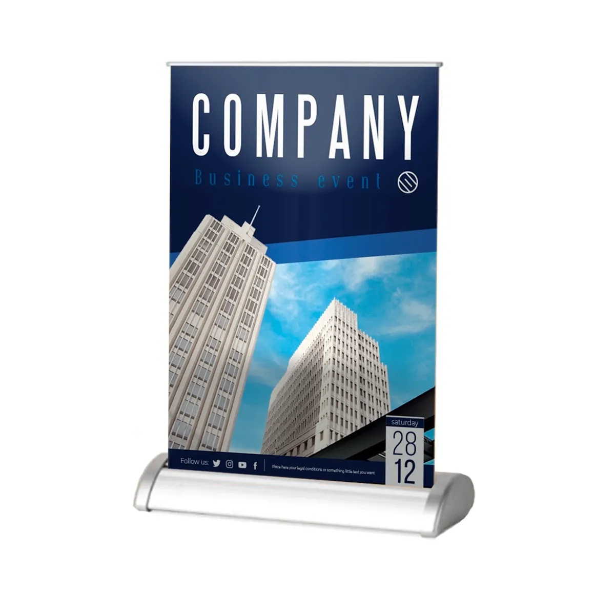 Table Roll Up Banner Stand 3
