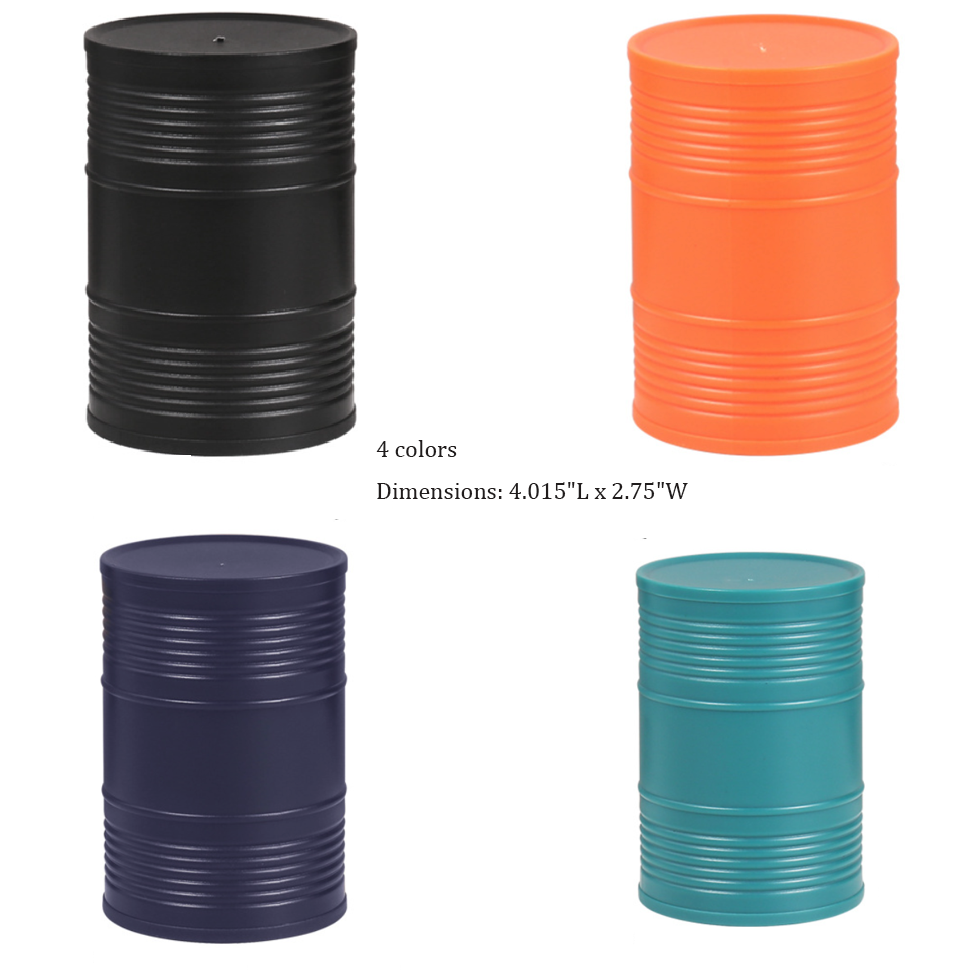 Oil Barrel Shaped Pen Holder 2