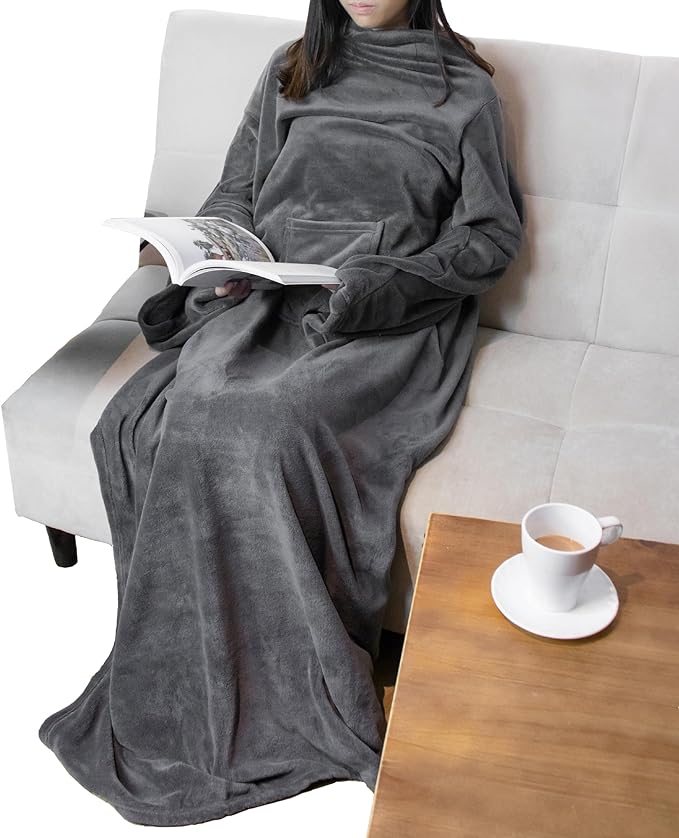 Cozy Blanket with Sleeves 6