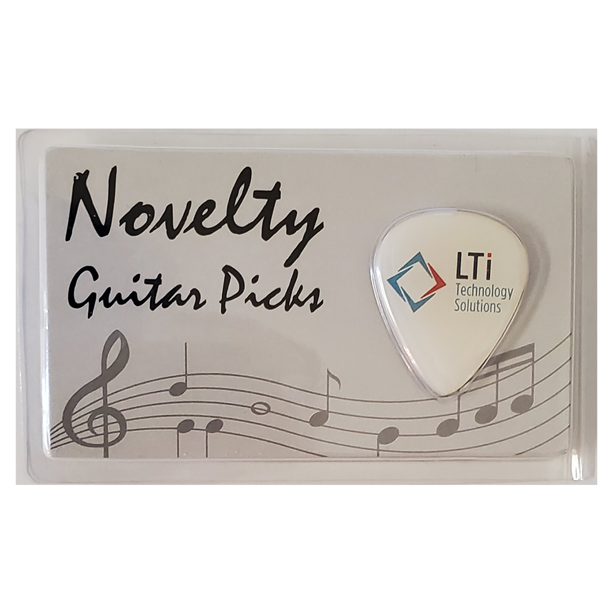 Novelty Pick with Single Sided Imprint 6