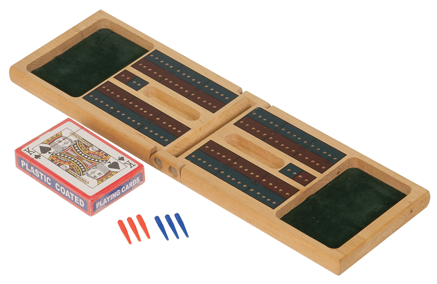 Wood Cribbage Game Gift Set 2